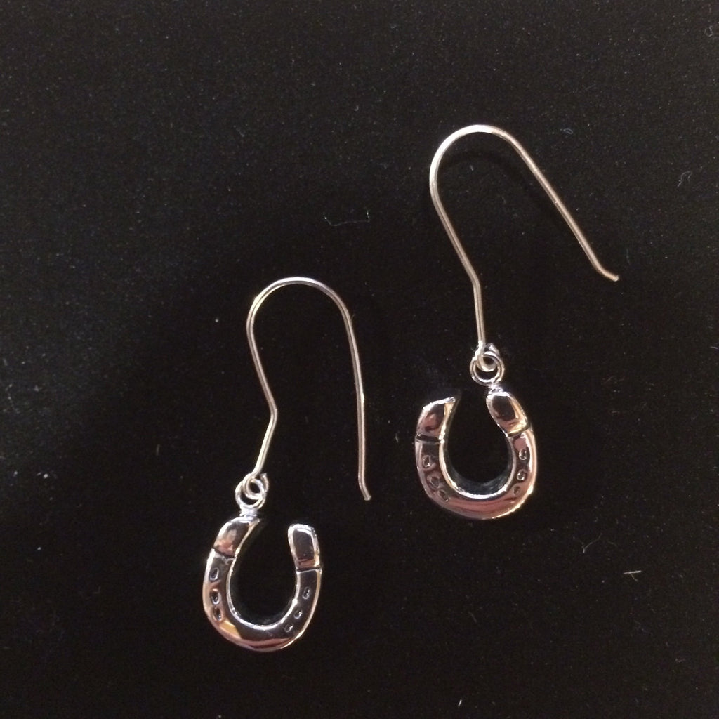 Horseshoe Drop Earrings