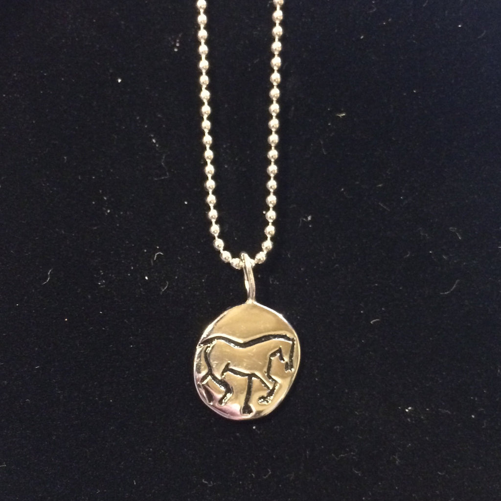 Round Piaffe Pendant