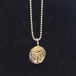 Round Piaffe Pendant