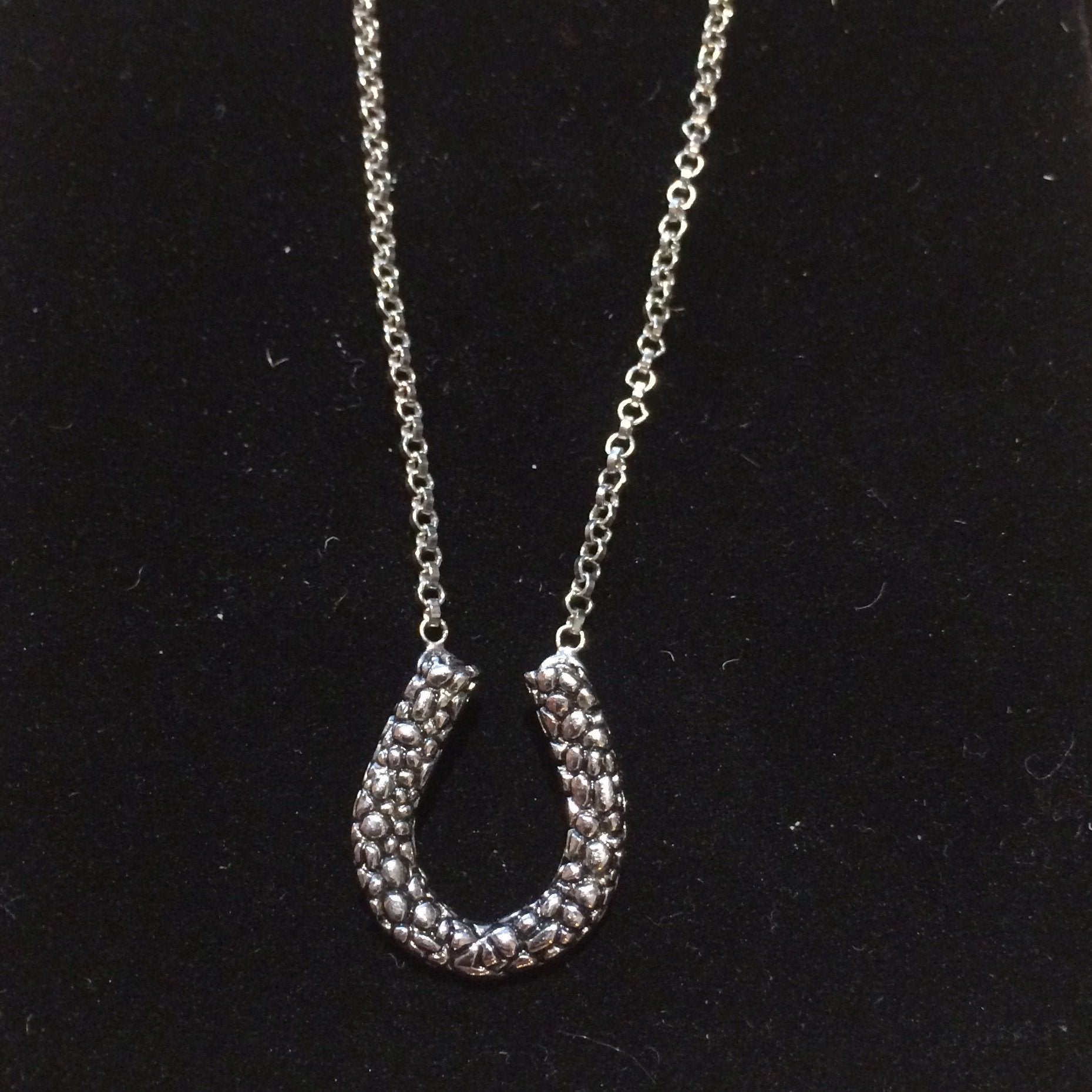 Rock Horseshoe Pendant