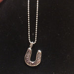 Horseshoe with Screws Pendant