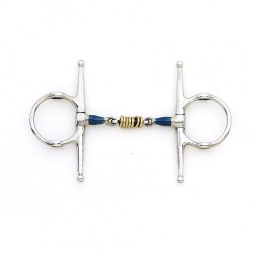 Full Cheek Double Jointed Mouth with Loose Brass Roller Disks
