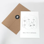 Off Course Greeting Card