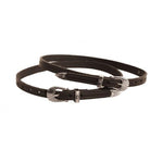 Silver Buckle Spur Straps