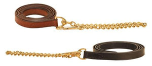 Leather Lead with Chain